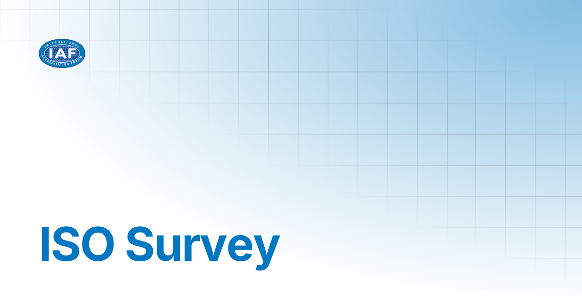 ISO Survey | Accreditation Bodies